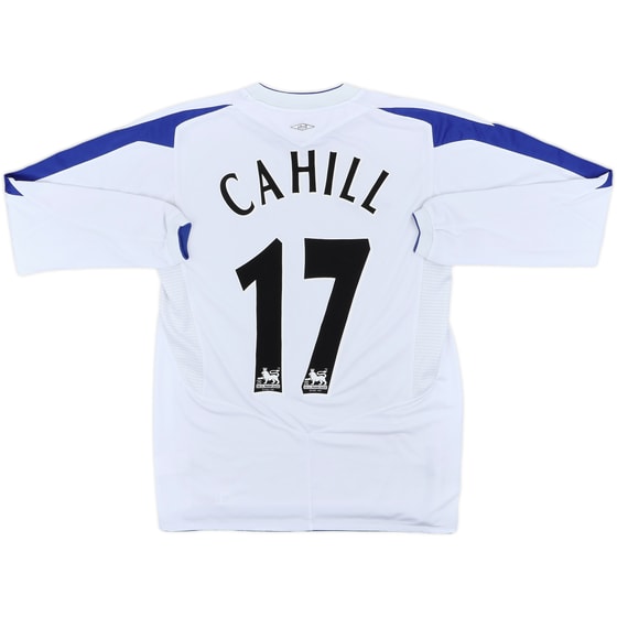 2004-05 Everton Away L/S Shirt Cahill #17 - 6/10 - (S)
