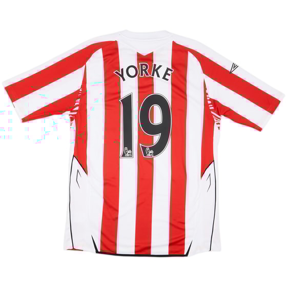 2007-08 Sunderland Home Shirt Yorke #19 - 6/10 - (L)