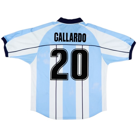 2000-01 Argentina Home Shirt Gallardo #20 - 4/10 - (XL)