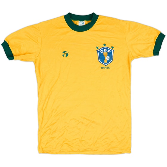 1982-85 Brazil Home Shirt - 9/10 - (M)