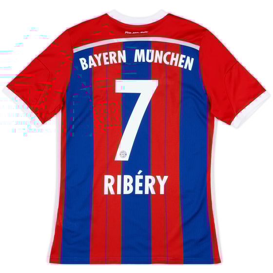 2014-15 Bayern Munich Home Shirt Ribery #7 - 8/10 - (XL.Boys)