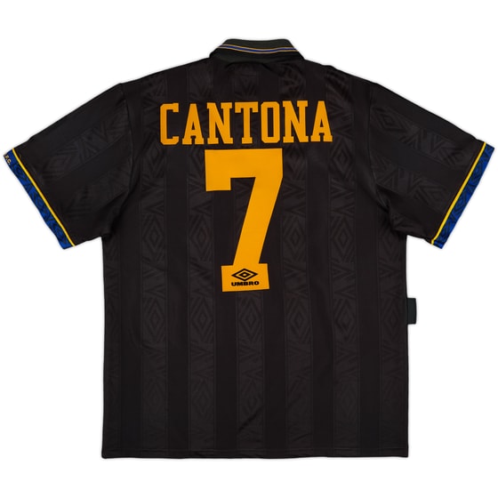 1993-95 Manchester United Away Shirt Cantona #7 - 8/10 - (L)