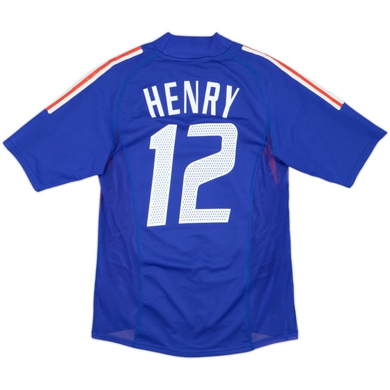 2002-04 France Player Issue Home Shirt Henry #12 - 7/10 - (S)