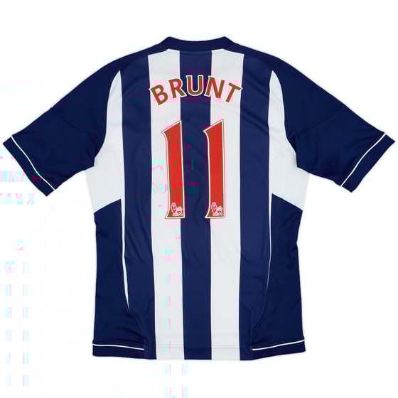 2012-13 West Brom Home Shirt Brunt #11 - 7/10 - (M)