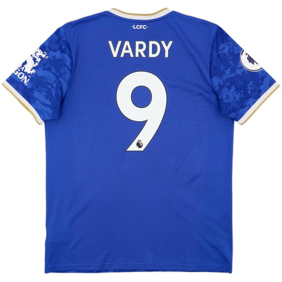 2021-22 Leicester Home Shirt Vardy #9 - 7/10 - (L)