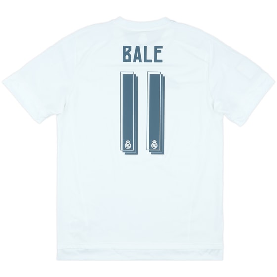 2015-16 Real Madrid Home Shirt Bale #11 - 9/10 - (L)
