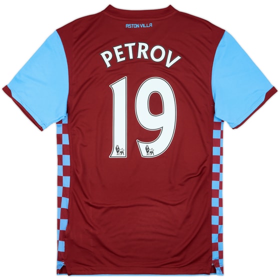 2010-11 Aston Villa Home Shirt Petrov #19 - 7/10 - (M)