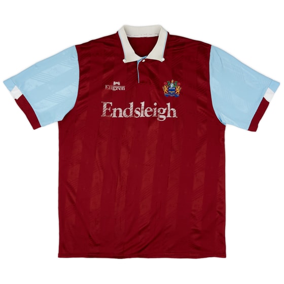 1989-91 Burnley Home Shirt - 5/10 - (XL)