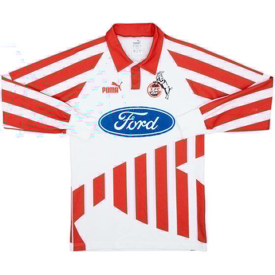 1994-95 FC Koln Home L/S Shirt - 7/10 - (XS)