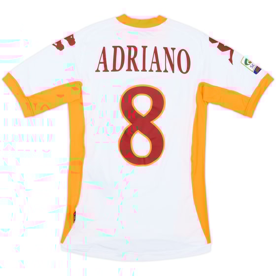 2010-11 Roma Away Shirt Adriano #8 (XS)