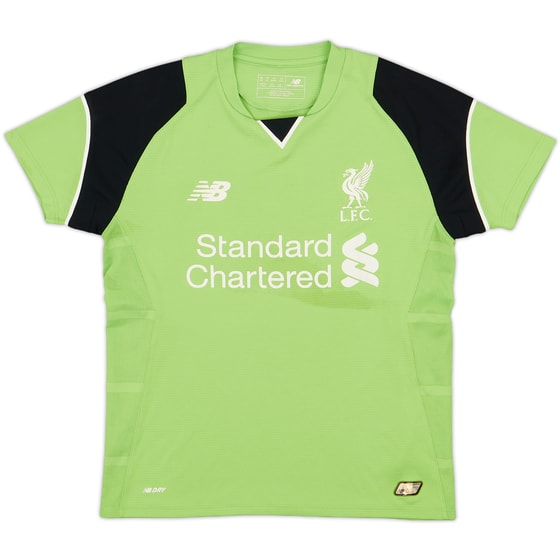 2016-17 Liverpool GK Shirt - 6/10 - (M.Boys)