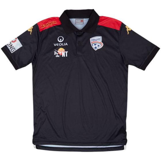 2014-15 Adelaide United Kappa Polo Shirt - 8/10 - (L)