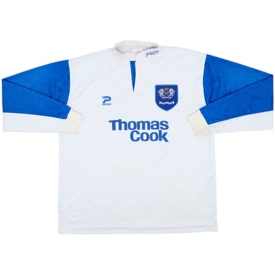 1996-97 Peterborough United Away L/S Shirt - 6/10 - (XL)