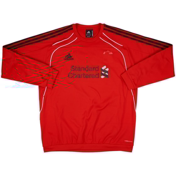 2010-11 Liverpool adidas Sweat Top - 4/10 - (XL)