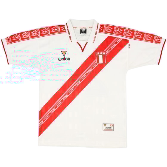 2000-01 Peru Home Shirt #20 - 9/10 - (M)