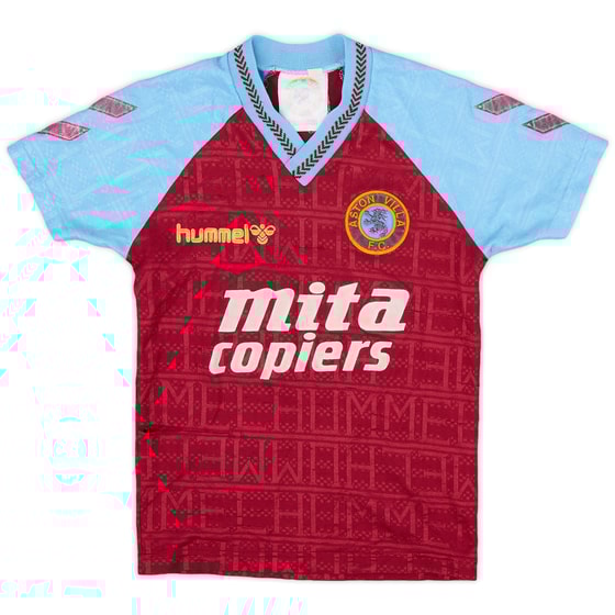 1989-90 Aston Villa Home Shirt - 3/10 - (M.Boys)