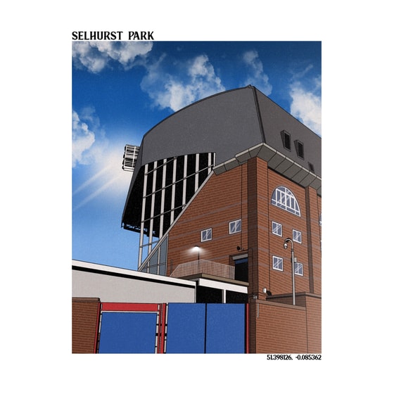 Selhurst Park A3 Print/Poster
