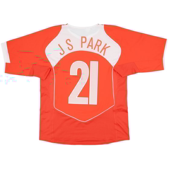 2004-06 South Korea Home Shirt J S Park #21 - 9/10 - (M)
