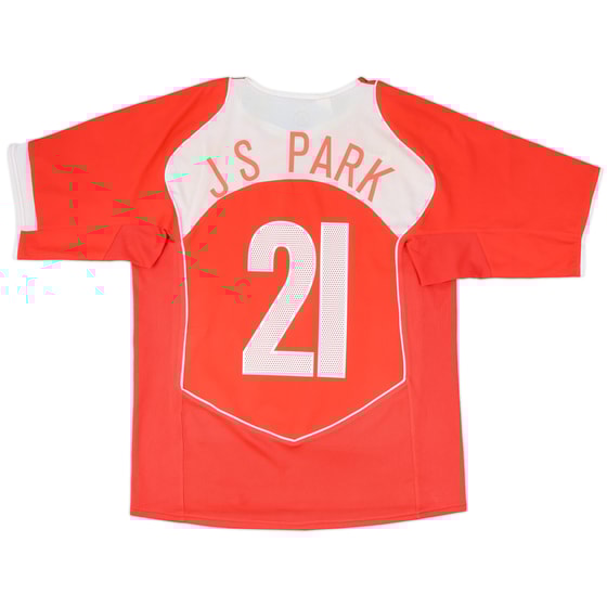 2004-06 South Korea Home Shirt J S Park #21 - 8/10 - (M)