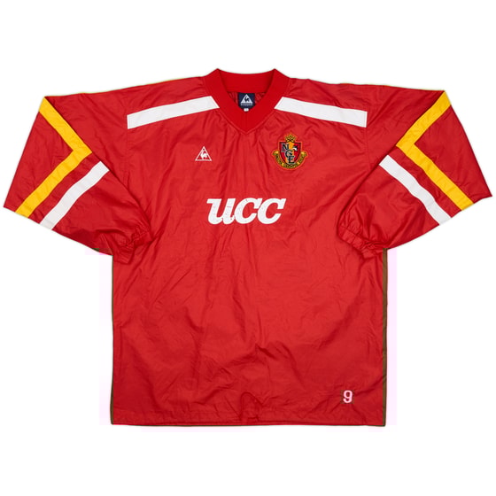 1999 Nagoya Grampus Eight Le Coq Sportif Player Issue Drill Top #9 - 7/10 - (L/XL)