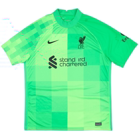 2021-22 Liverpool GK S/S Shirt - 4/10 - (L)