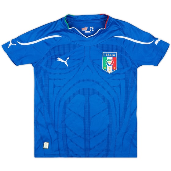 2010-12 Italy Home Shirt #4 - 8/10 - (S.Boys)