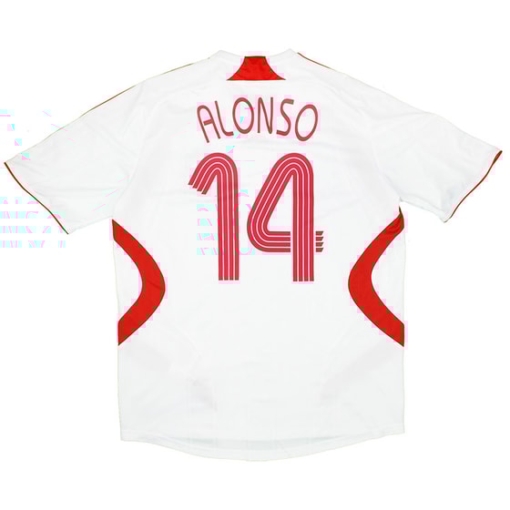 2007-08 Liverpool Away Shirt Alonso #14