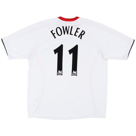 2005-06 Liverpool Away Shirt Fowler #11 - 8/10 - (XL)