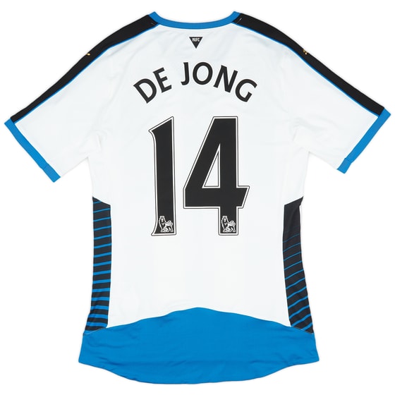 2015-16 Newcastle Player Issue ACTV Fit Home Shirt De Jong #14 (XL)