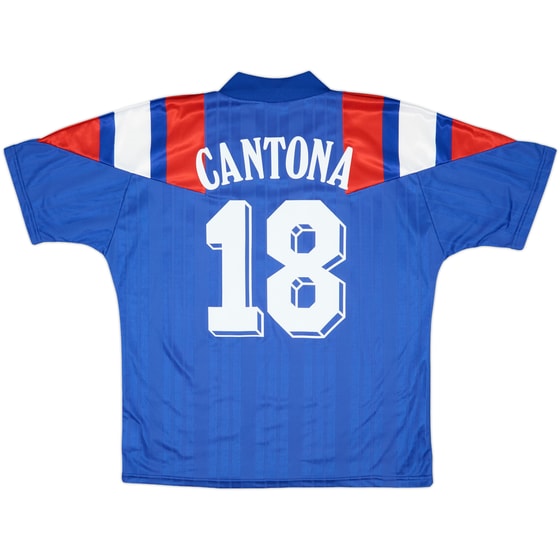 1992-94 France Home Shirt Cantona #18 - 7/10 - (L)