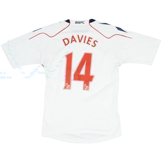 2010-11 Bolton Home Shirt Davies #14 - 7/10 - (S)