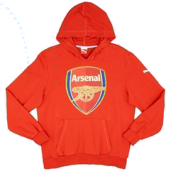 2014-15 Arsenal Puma Hooded Sweat Top - 9/10 - (M)