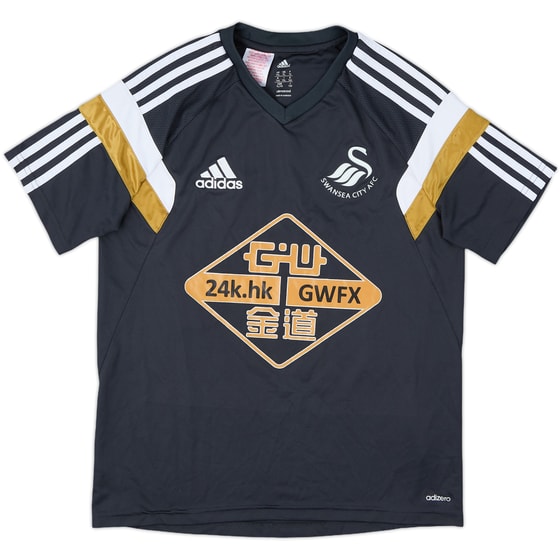 2014-15 Swansea adidas Training Shirt - 7/10 - (XL.Boys)