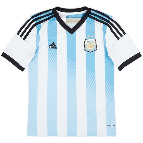 2013-15 Argentina Home Shirt - 7/10 - (M.Boys)