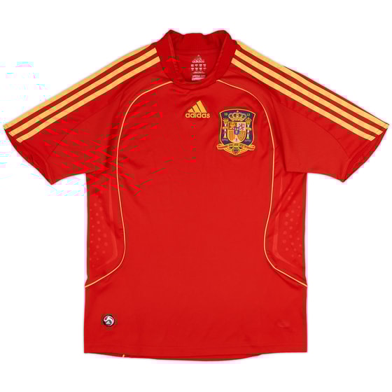 2007-09 Spain Home Shirt - 9/10 - (L.Boys)