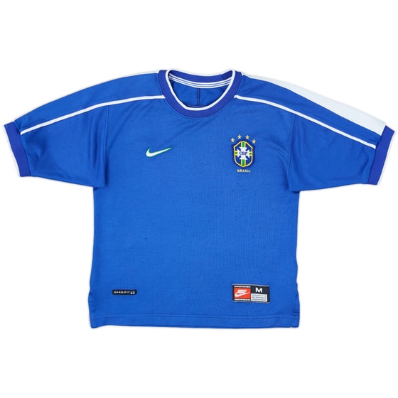 1998-00 Brazil Away Shirt - 8/10 - (M.Boys)