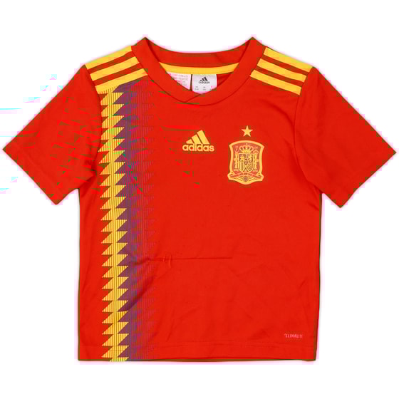 2018-19 Spain Home Shirt - 6/10 - (5-6 Years)