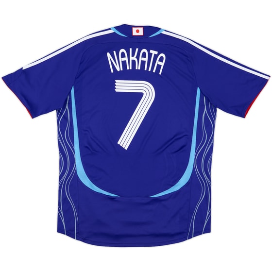 2006-08 Japan Home Shirt Nakata #7 - 8/10 - (XL)