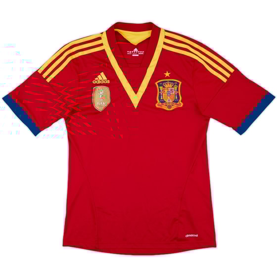 2013 Spain Confederation Cup Home Shirt - 8/10 - (S)