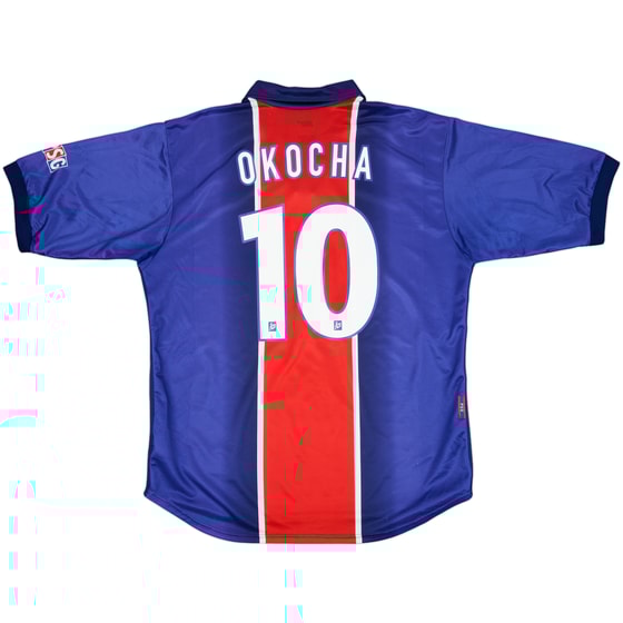 1998-99 Paris Saint-Germain Home Shirt Okocha #10 - 8/10 - (L)