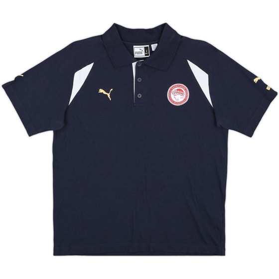 2002-03 Olympiakos Puma Polo Shirt - 9/10 - (L)