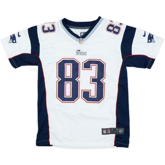 2012 New England Patriots Welker #83 Nike Game Away Jersey - 8/10 - (M.Boys)