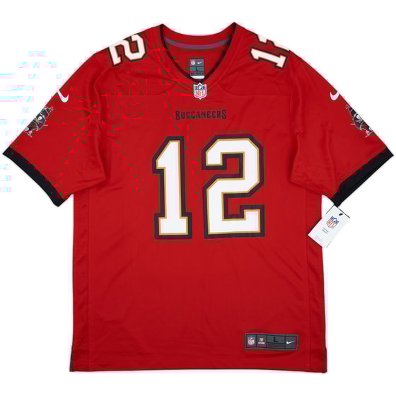 2020-22 Tampa Bay Buccaneers Brady #12 Nike Game Home Jersey (L)