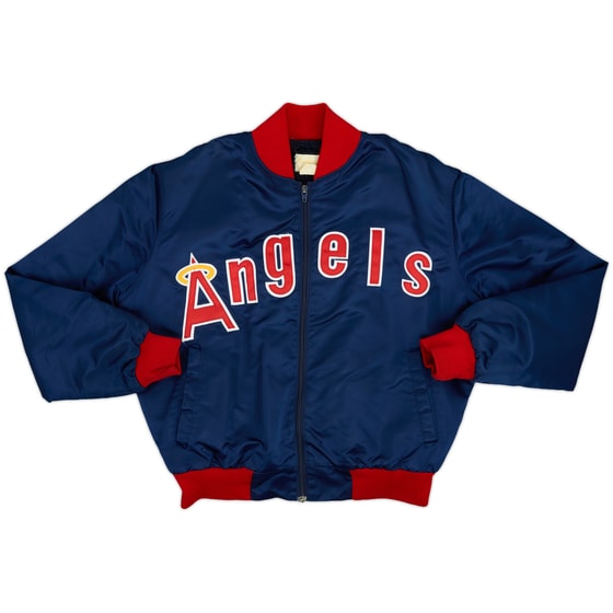 1980s California Angels Mac Murray Satin Varsity Jacket - 4/10 - (L)
