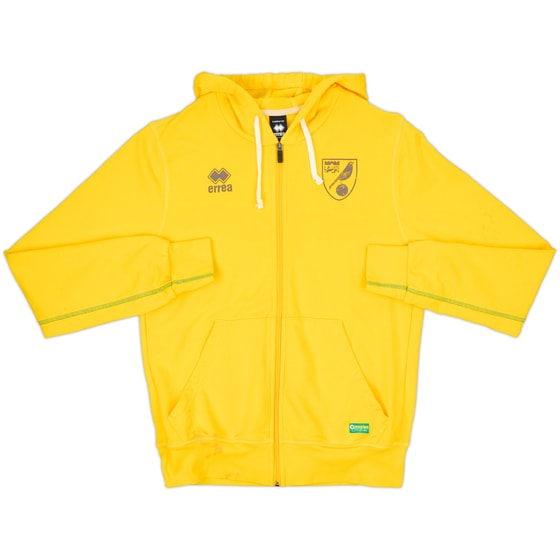 2016-17 Norwich Errea Hooded Track Jacket - 8/10 - (L)
