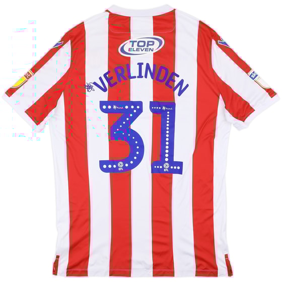 2018-19 Stoke City Home Shirt Verlinden #31 - 7/10 - (3XL)
