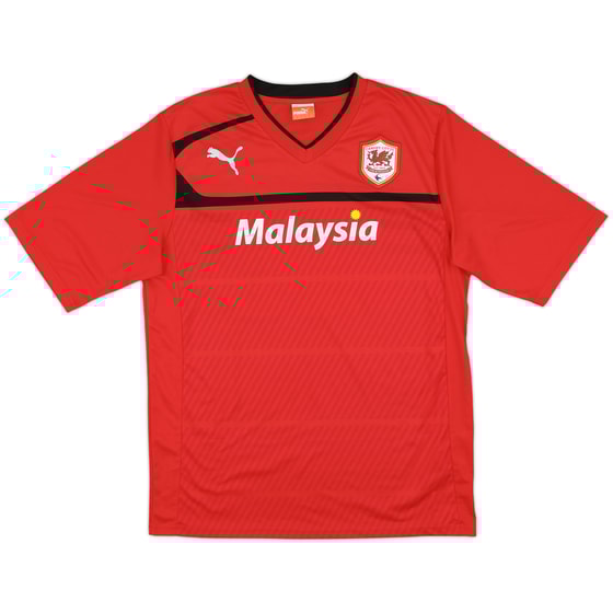 2012-13 Cardiff Home Shirt #18 - 9/10 - (XL)