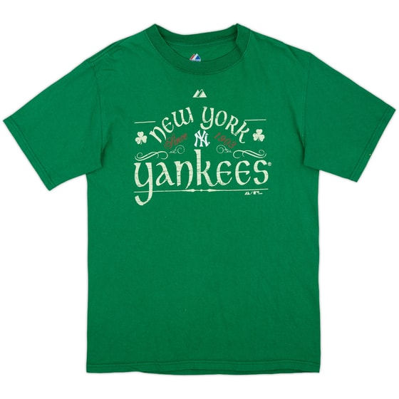 2009 New York Yankees Majestic Tee - 7/10 - (M)