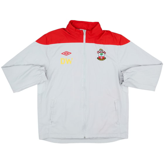 2011-12 Southampton Umbro Staff Issue Hooded Track Jacket DW - 5/10 - (XL)