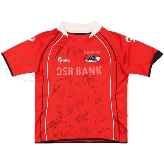 2006-07 AZ Alkmaar Signed Home Shirt - 4/10 - (S.Boys)